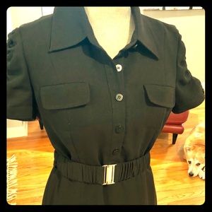 Calvin Klein belted dress